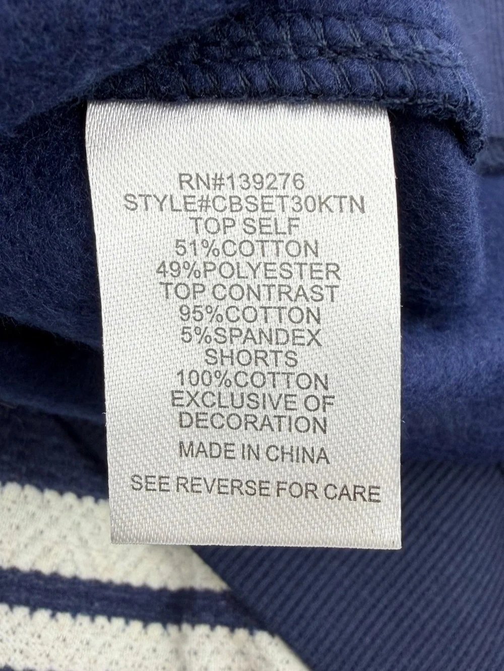Cloth & Bloom Stitch Fix Fleece Sweatshirt & Stripe Shorts Set Medium NWT